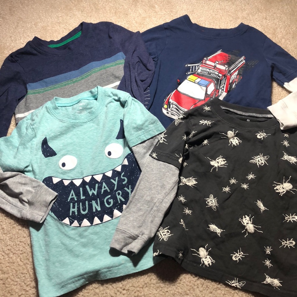 Carters long sleeve shirts.